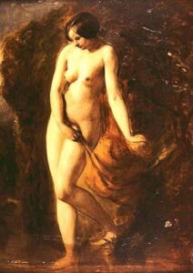 The Bather by William Etty, hand-painted oil painting reproduction