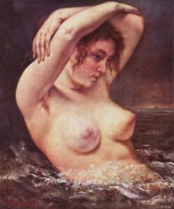 The Bather by Gustave Courbet, hand-painted oil painting reproduction