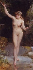 The Bather by Émile Munier, hand-painted oil painting reproduction