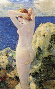 The Bather II by Frederick Childe Hassam, hand-painted oil painting reproduction