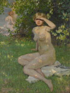 The Bathers by Emanuel Phillips Fox, hand-painted oil painting reproduction