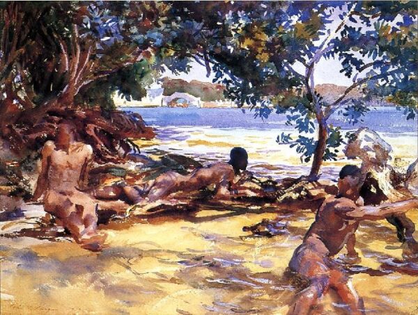 The Bathers by John Singer Sargent, hand-painted oil painting reproduction