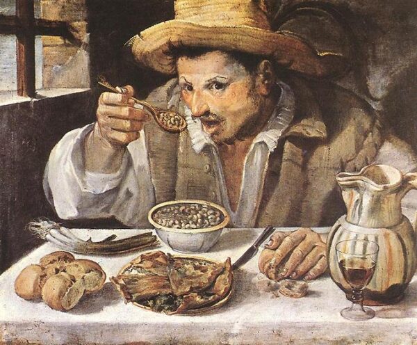 The Beaneater by Annibale Carracci, hand-painted oil painting reproduction