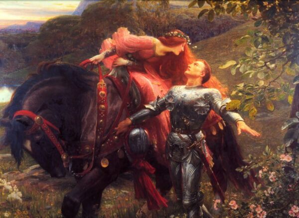 The Beautiful Lady Without Pity by Sir Frank Dicksee, hand-painted oil painting reproduction