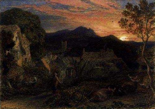 The Bellman by Samuel Palmer, hand-painted oil reproduction