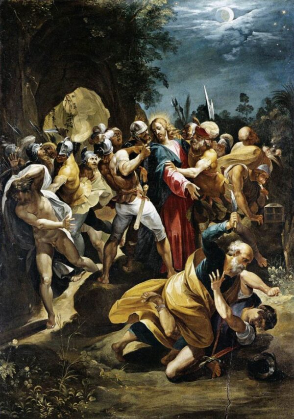 The Betrayal of Christ by Giuseppe Cesari, hand-painted oil painting reproduction