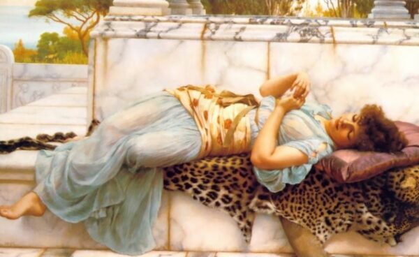 The Betrothed by John William Godward, hand-painted oil painting reproduction