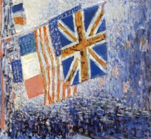 The Big Parade by Frederick Childe Hassam, hand-painted oil painting reproduction
