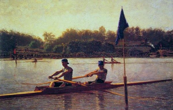 The Biglin Brothers Turning the Stake by Thomas Eakins, hand-painted oil painting reproduction