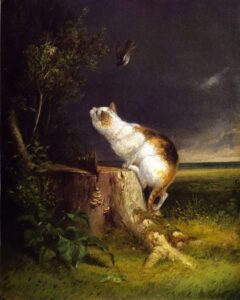 The Birdwatcher by William Holbrook Beard, hand-painted oil painting reproduction