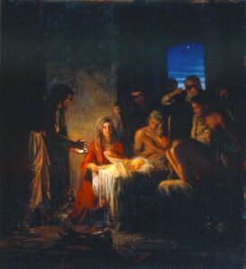 The Birth of Christ by Carl Heinrich Bloch, hand-painted oil painting reproduction