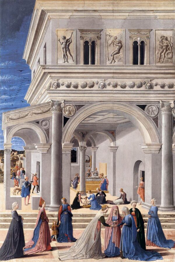 The Birth of the Virgin by Fra Carnevale, hand-painted oil painting reproduction