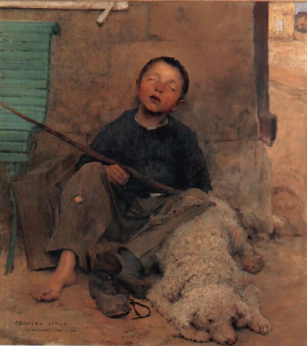 The Blind Beggar by Jules Bastien-Lepage, hand-painted oil painting reproduction