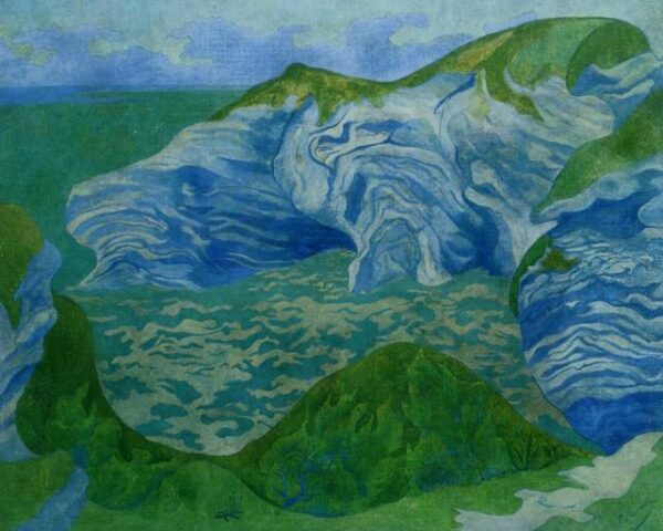 The Blue Cliffs by Paul Ranson, hand-painted oil painting reproduction