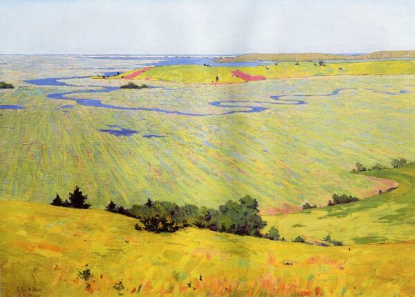 The Blue Dragon 1892 by Arthur Wesley Dow, hand-painted oil painting reproduction