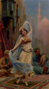 The Blue Veil by Fabio Fabbi, hand-painted oil painting reproduction
