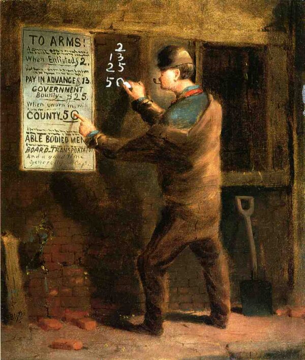 The Bounty Hunter by David Gilmour Blythe, hand-painted oil painting reproduction