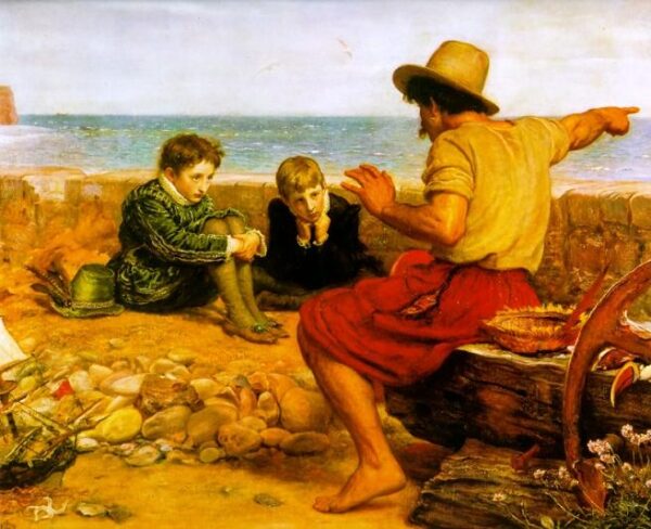 The Boyhood of Raleigh by John Everett Millais, hand-painted oil reproduction