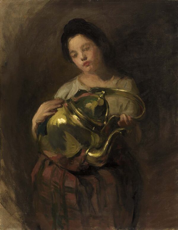 The Brass Kettle by Alice Pike Barney, hand-painted oil painting reproduction