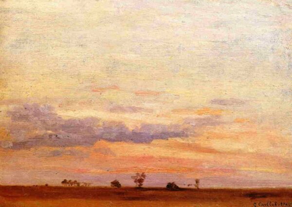 The Briard Plain by Gustave Caillebotte, hand-painted oil painting reproduction