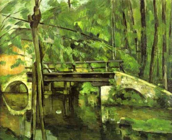 The Bridge at Maincy by Paul Cézanne, hand-painted oil painting reproduction