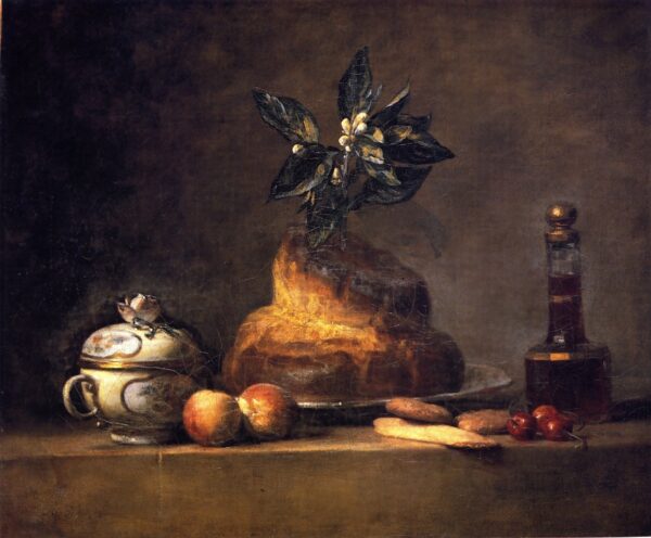 The Brioche by Jean-Baptiste-Siméon Chardin, hand-painted oil painting reproduction