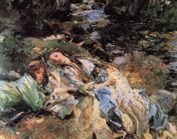 The Brook by John Singer Sargent, hand-painted oil painting reproduction