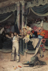 The Bullfighter’s Adoring Crowd by Jehan Georges Vibert, hand-painted oil painting reproduction