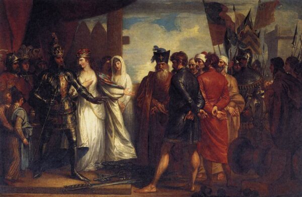 The Burghers of Calais by Benjamin West, hand-painted oil painting reproduction