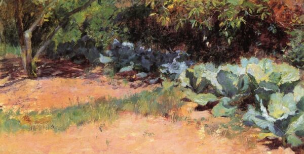 The Cabbage Patch by Guy Rose, hand-painted oil painting reproduction