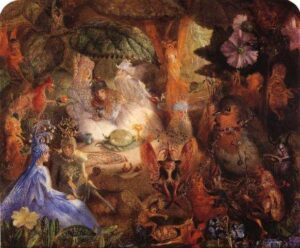 The Captive Robin by John Anster Fitzgerald, hand-painted oil painting reproduction