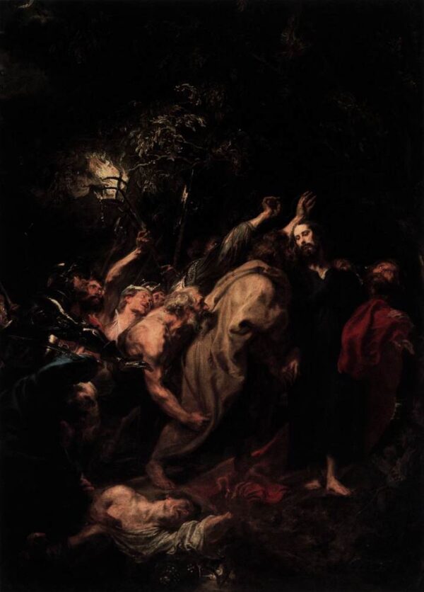 The Capture of Christ by Sir Anthony van Dyck, hand-painted oil painting reproduction