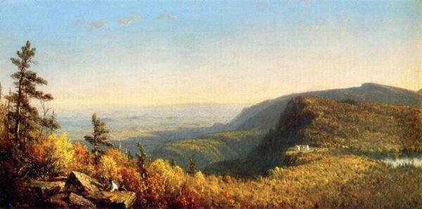 The Catskill Mountain House by Sanford Robinson Gifford, hand-painted oil painting reproduction