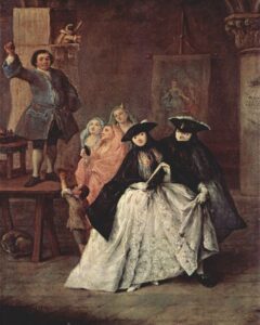 The Charlatan by Pietro Longhi, hand-painted oil painting reproduction