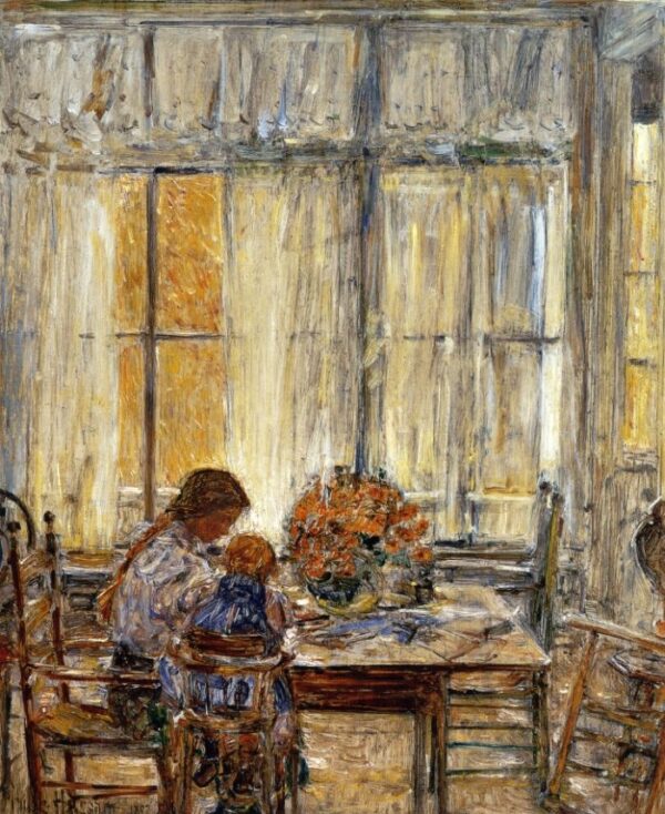 The Children by Frederick Childe Hassam, hand-painted oil painting reproduction