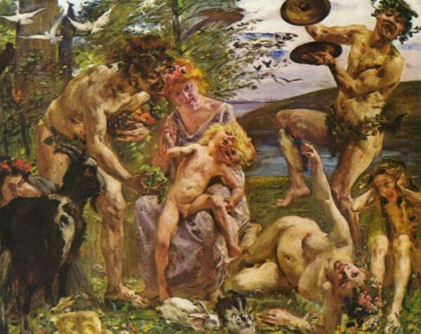The Children Of Zeus by Lovis Corinth, hand-painted oil painting reproduction