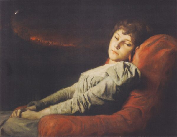 The Clairvoyant Truth by Gabriel Cornelius Ritter von Max, hand-painted oil painting reproduction