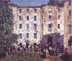 The Closing Hour by Robert Spencer, hand-painted oil painting reproduction