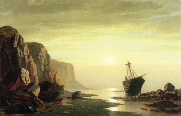 The Coast of Labrador by William Bradford, hand-painted oil painting reproduction