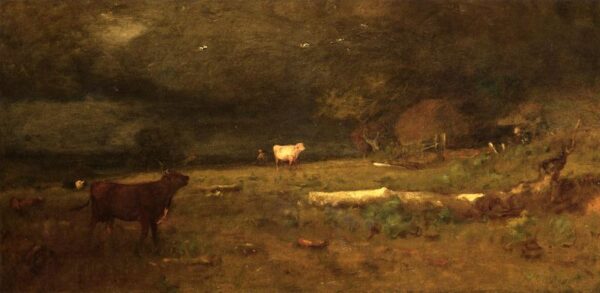 The Coming Storm by George Inness, hand-painted oil painting reproduction