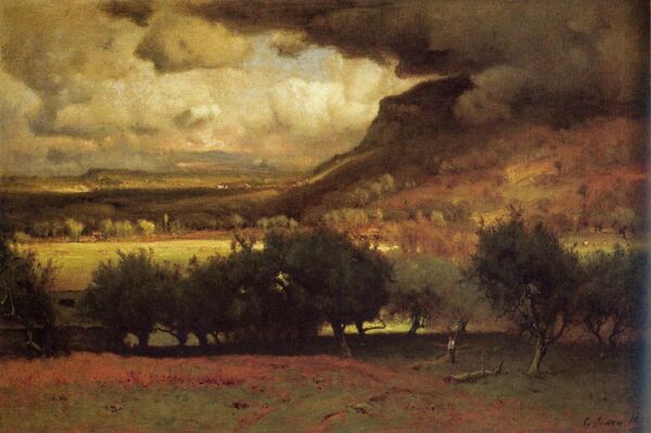 The Coming Storm II by George Inness, hand-painted oil painting reproduction