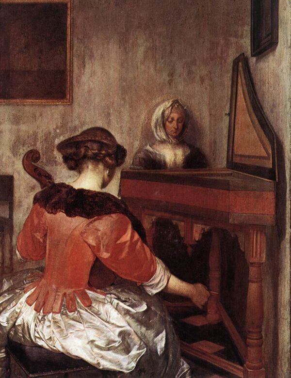 The Concert by Gerard ter Borch, hand-painted oil reproduction