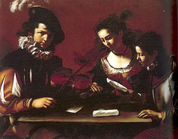 The Concert by Mattia Preti, hand-painted oil painting reproduction