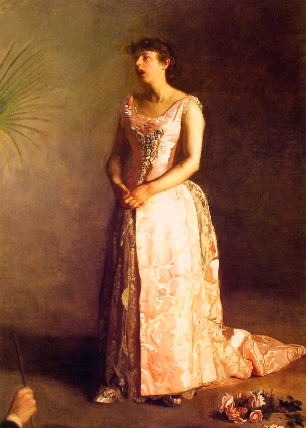 The Concert Singer by Thomas Eakins, hand-painted oil painting reproduction