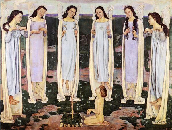 The Consecrated One by Ferdinand Hodler, hand-painted oil painting reproduction