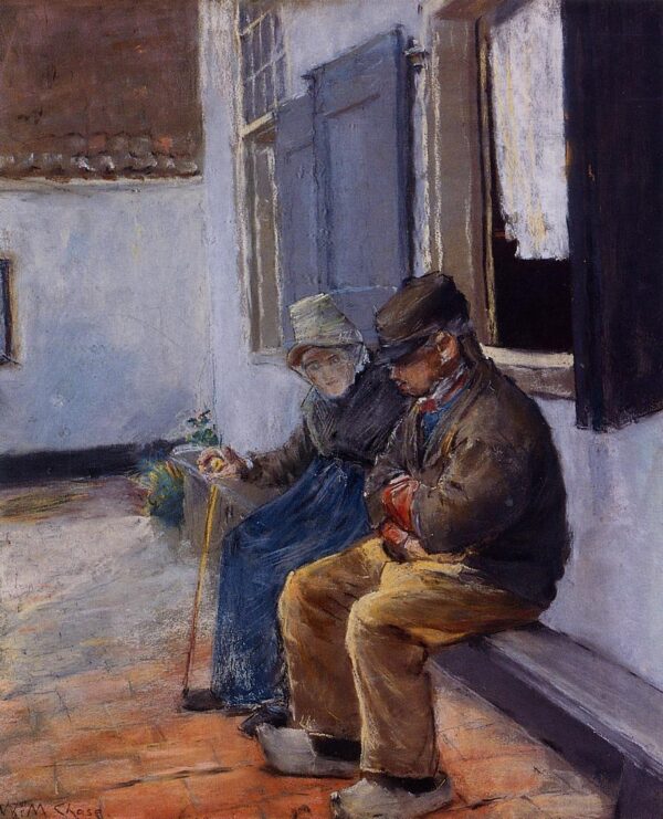 The Consultation by William Merritt Chase, hand-painted oil painting reproduction