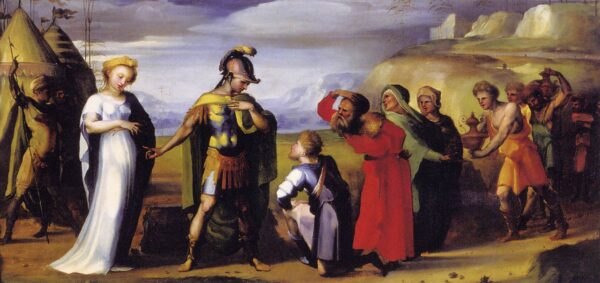The Continence of Scipio Africanus by Domenico Beccafumi, hand-painted oil painting reproduction