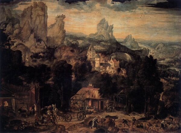 The Copper Mine by Henri Met de Bles, hand-painted oil painting reproduction