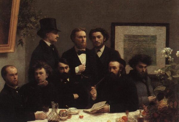 The Corner of the Table by Henri Fantin-Latour, hand-painted oil painting reproduction