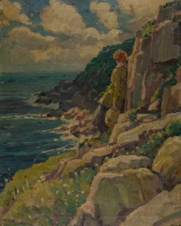 The Cornish Coast by Geoffrey Stephen Allfree, hand-painted oil painting reproduction